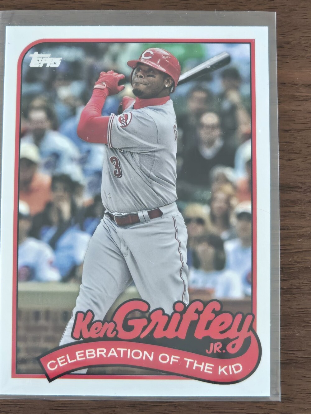 2024 Topps Series 1 Ken Griffey Jr Celebration of the Kid #KID-21 Reds